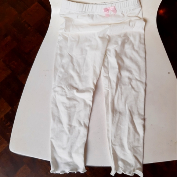 NEVER USED WITH TAG STILL ON TODDLER GIRLS WHITE JEGGINGS!!! - Picture 1 of 16
